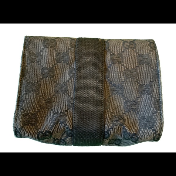 Authentic Black Gucci GG Pouch** - Picture 2 of 7